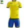 Zeus Mundial Teamwear Set T-shirt met korte broek geel groen koningsblauw – 128 YS|3XS