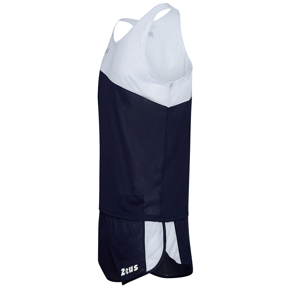 Zeus Kit Robert Heren Atletiekpak Shirt met short marine