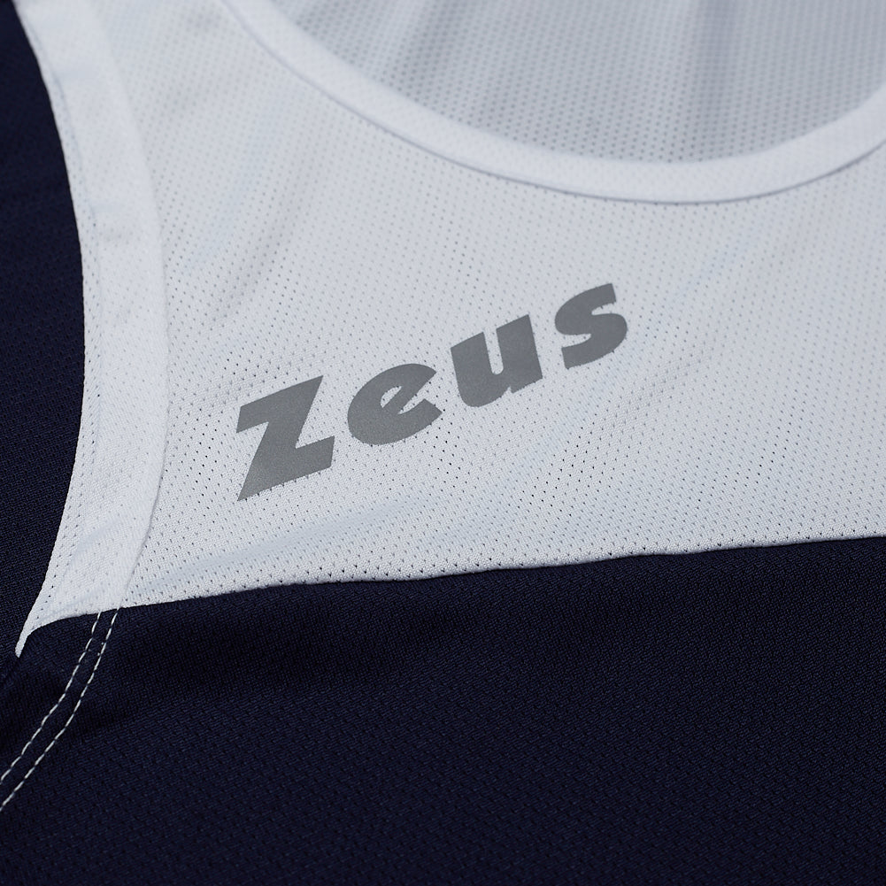 Zeus Kit Robert Heren Atletiekpak Shirt met short marine