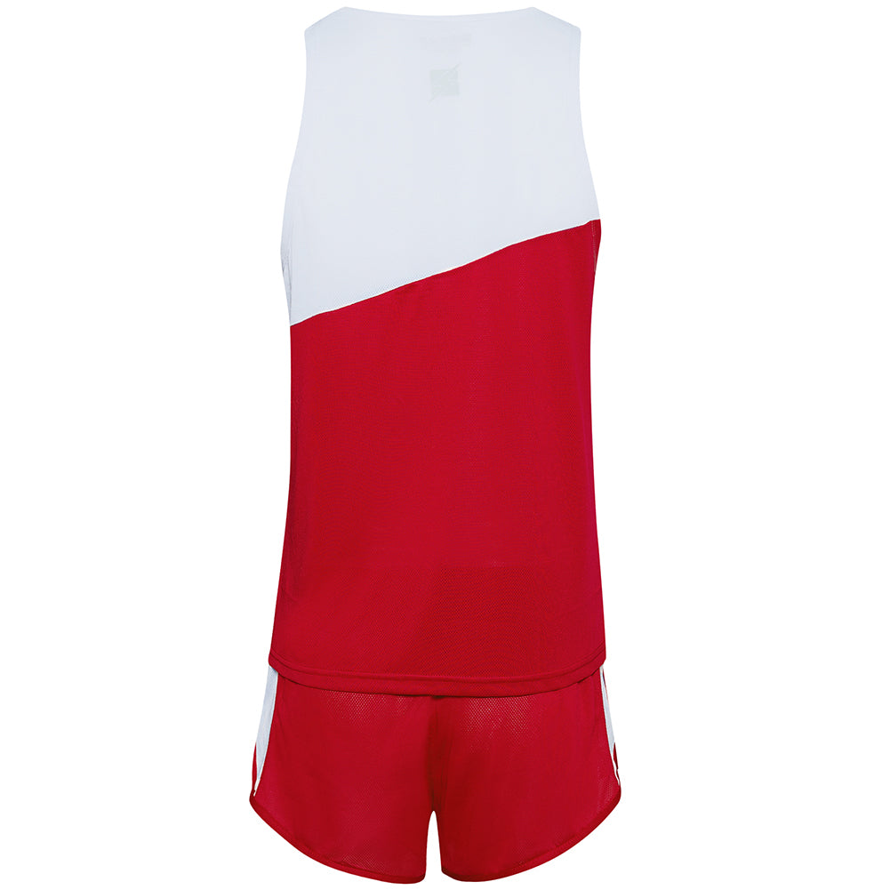 Zeus Kit Robert Heren Atletiekpak Shirt met short rood