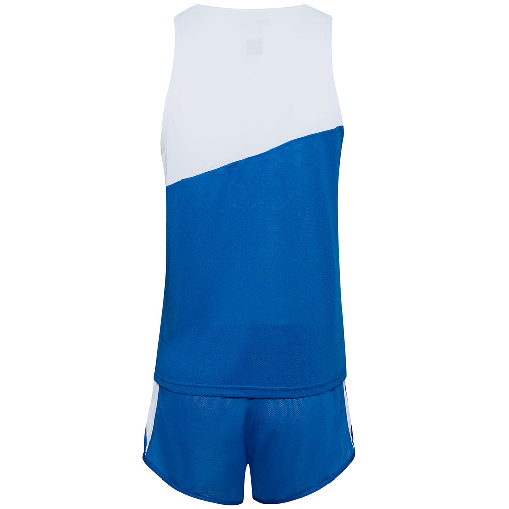 Zeus Kit Robert Heren Atletiekpak Shirt met short royal blue