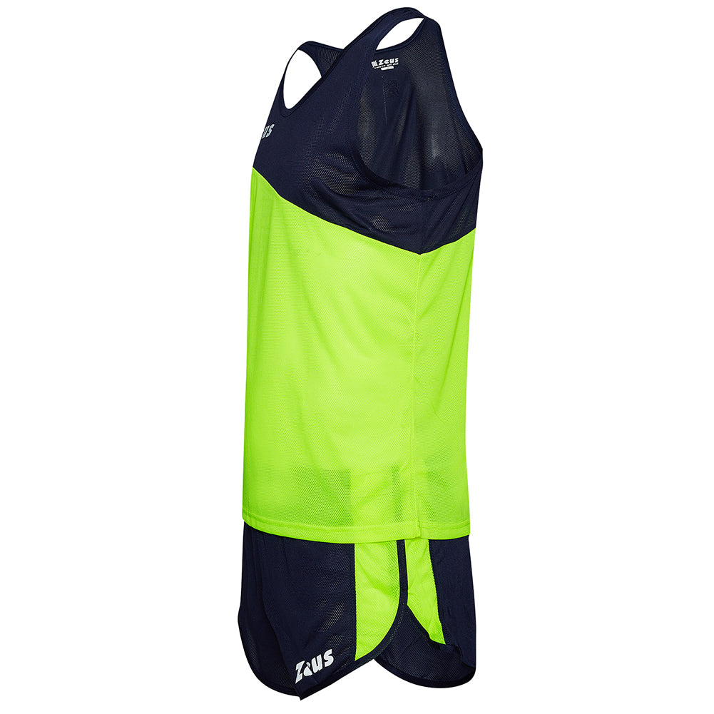 Zeus Kit Robert Heren Atletiekpak Shirt met short geel
