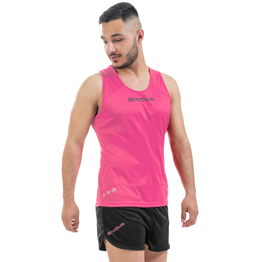 Givova New York Heren Atletiekset Singlet + Short KITA07-0610