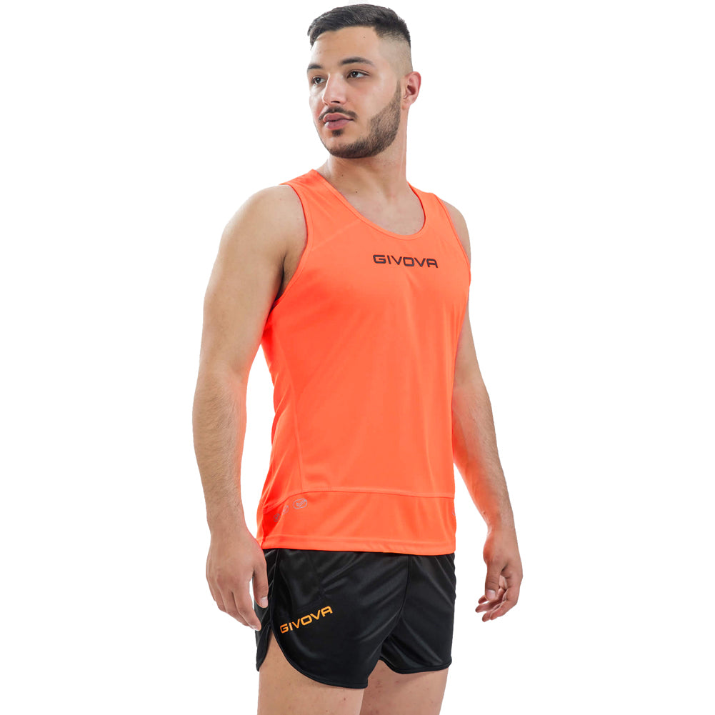Givova New York Heren Atletiekset Singlet + Short KITA07-2810