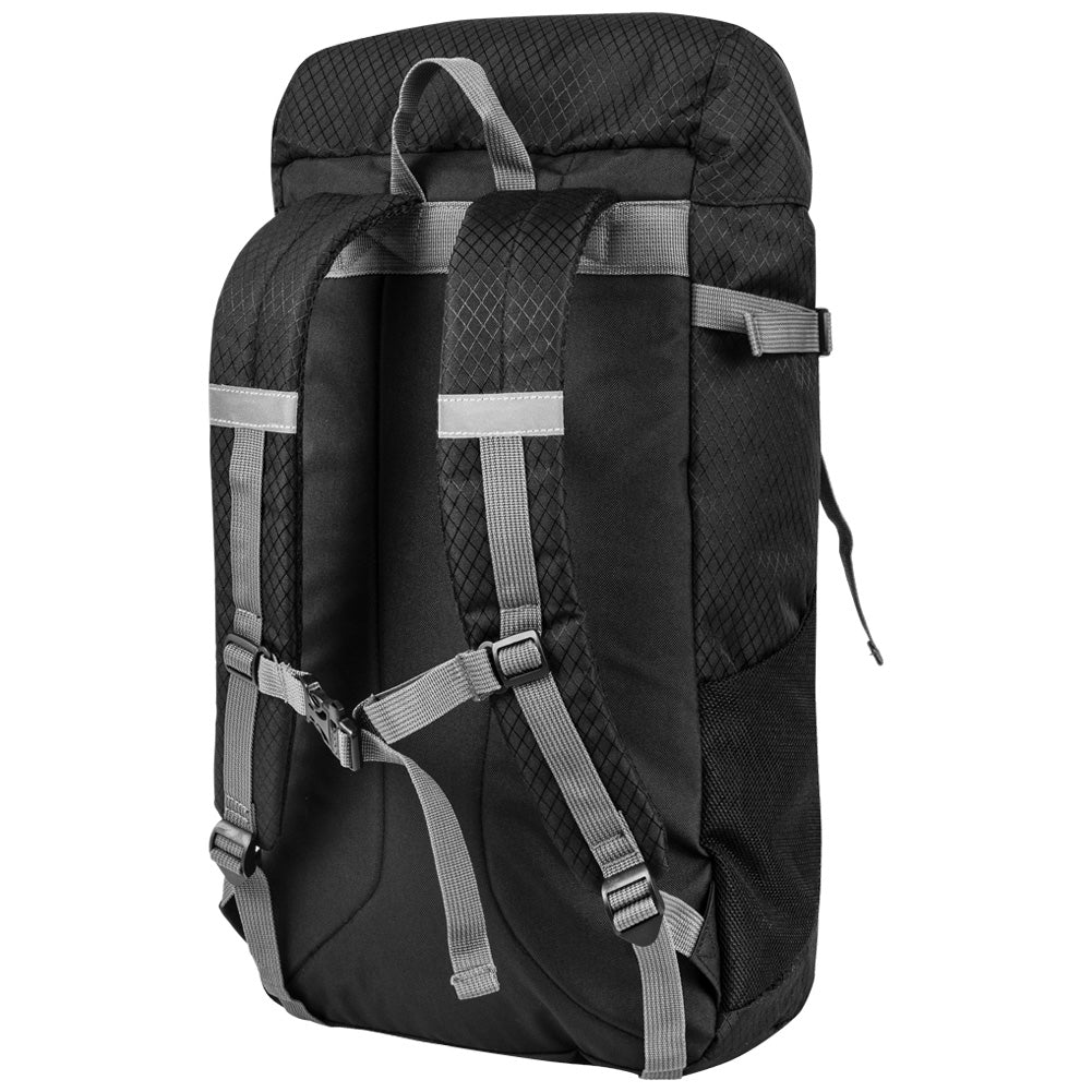 KIRKJUBØUR® "Abisko" Premium Outdoor Trekking Rugzak 30 L zwart