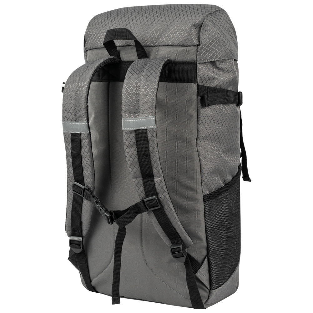 KIRKJUBØUR® "Abisko" Premium Outdoor Trekking Rugzak 30 L grijs