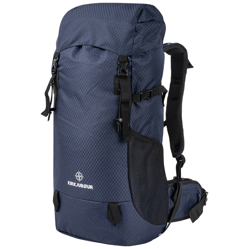 KIRKJUBØUR® "Vindelfjäll" Outdoor Trekkingrugzak 35 L navy