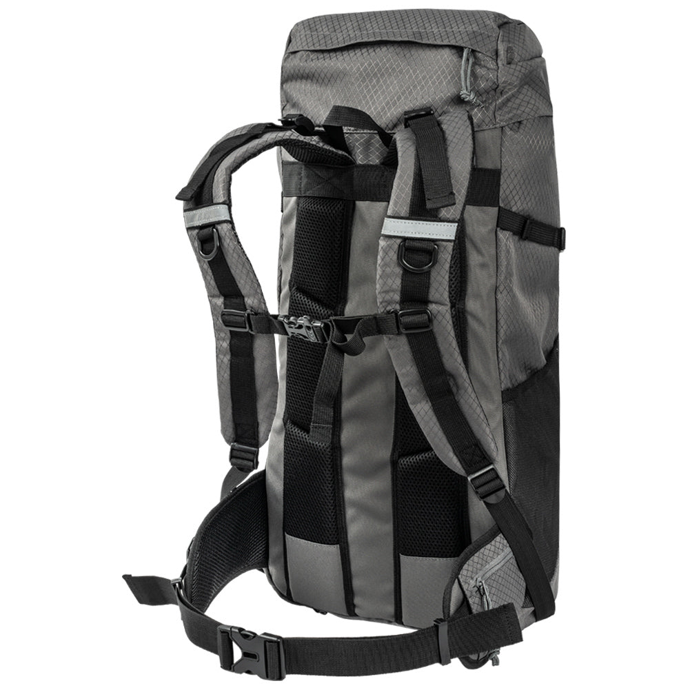 KIRKJUBØUR® "Vindelfjäll" Outdoor Trekkingrugzak 35 L grijs