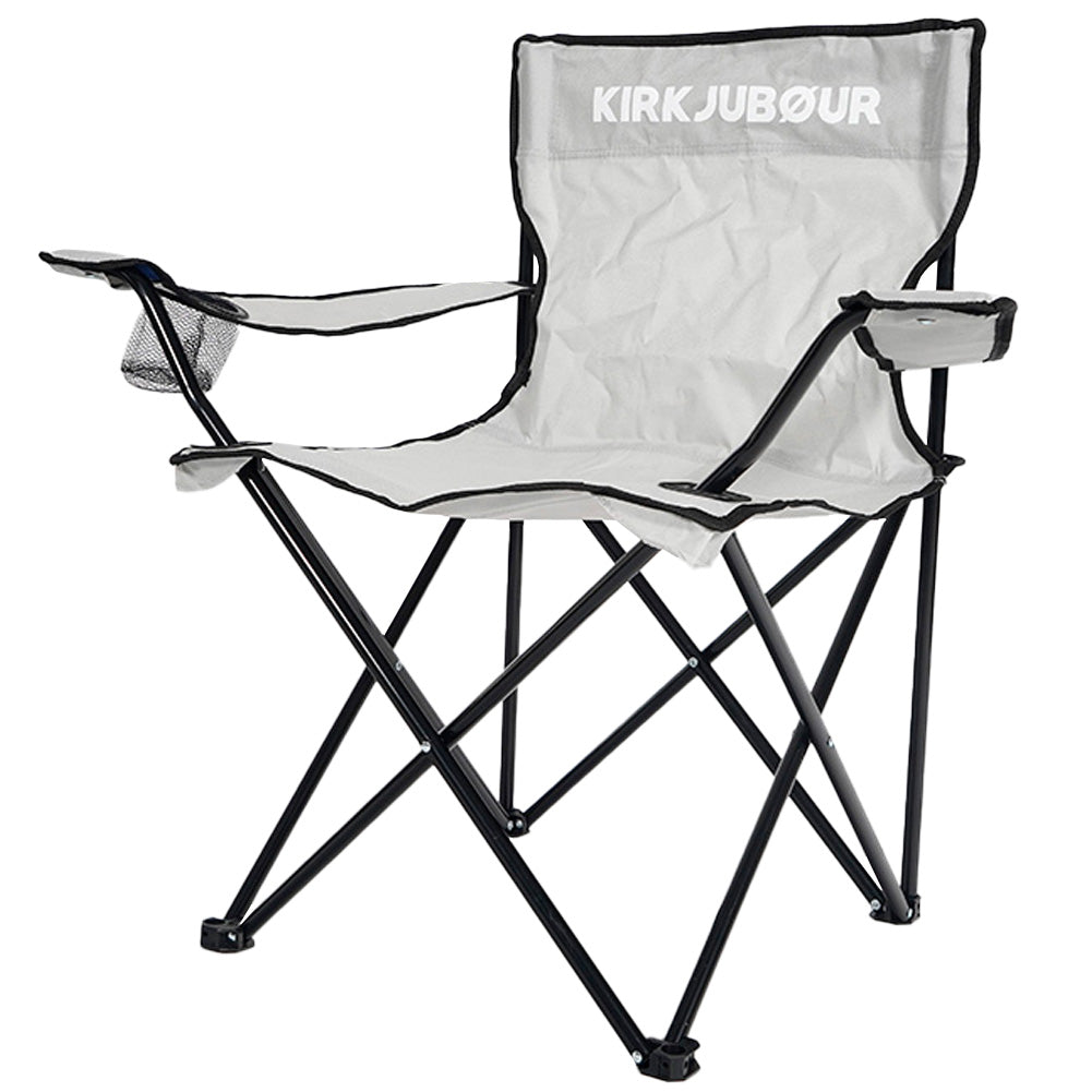 KIRKJUBØUR® "Njörd" Campingstoel grijs