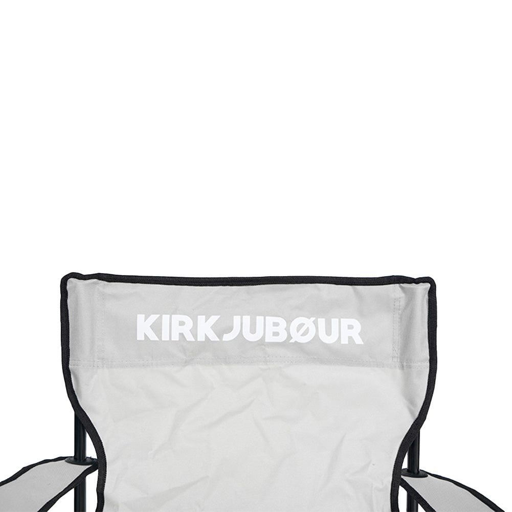 KIRKJUBØUR® "Njörd" Campingstoel grijs