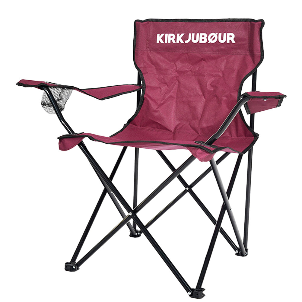 KIRKJUBØUR® "Njörd" Klapstoel wijnrood