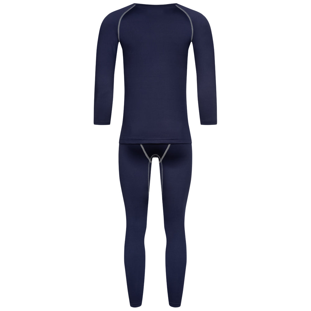 KIRKJUBÃUR Â® "Hafjall" Heren Thermisch ondergoed 2-delige set blauw