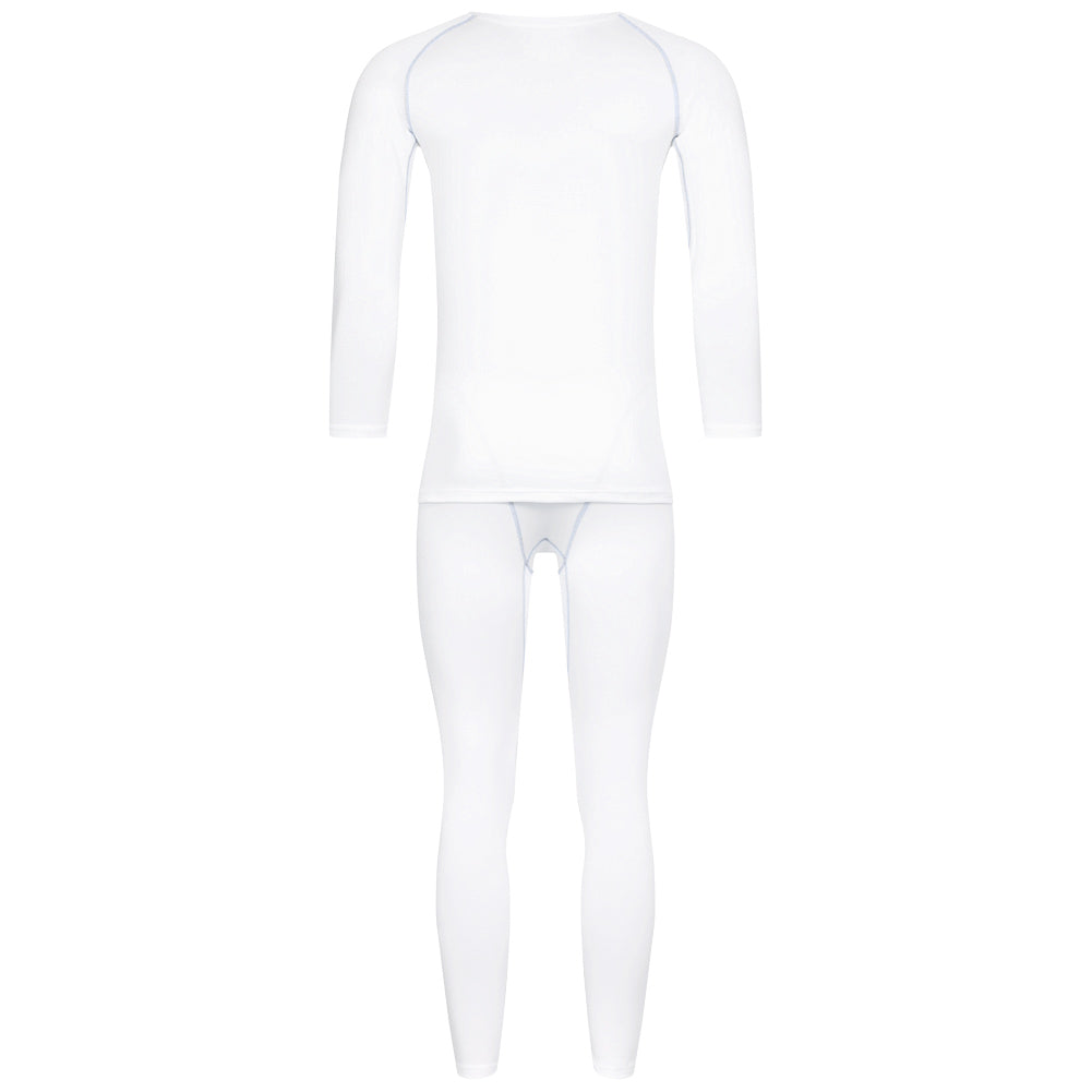 KIRKJUBÃUR Â® "Hafjall" Heren Thermisch ondergoed 2-delige set wit