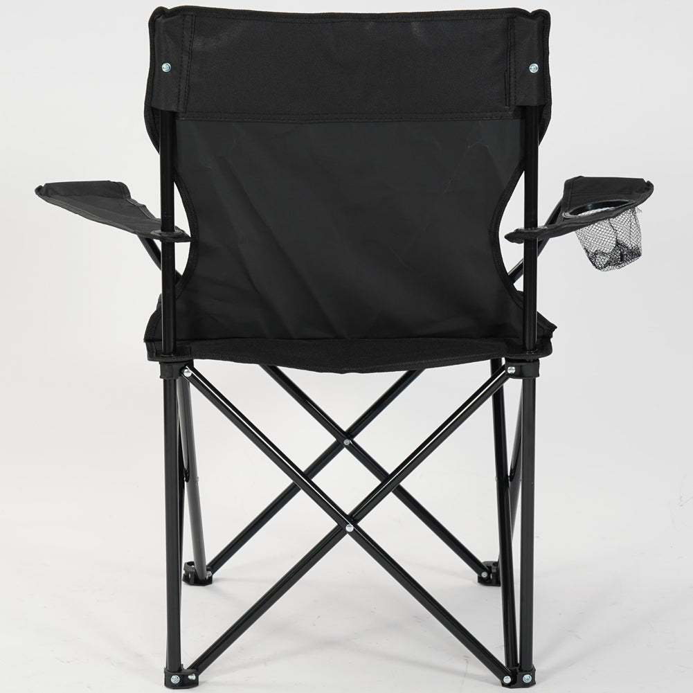 KIRKJUBØUR® "Njörd" Campingstoel zwart