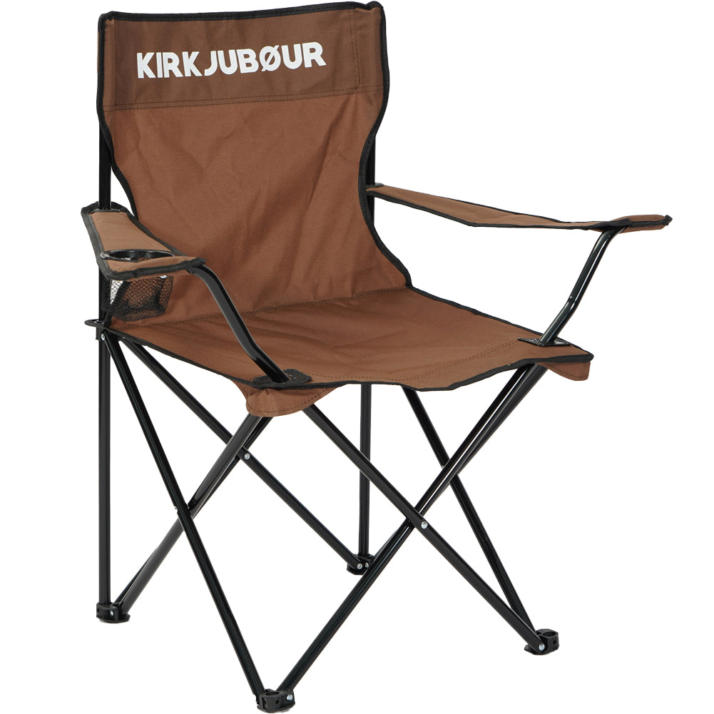 KIRKJUBØUR® "Njörd" Klapstoel bruin
