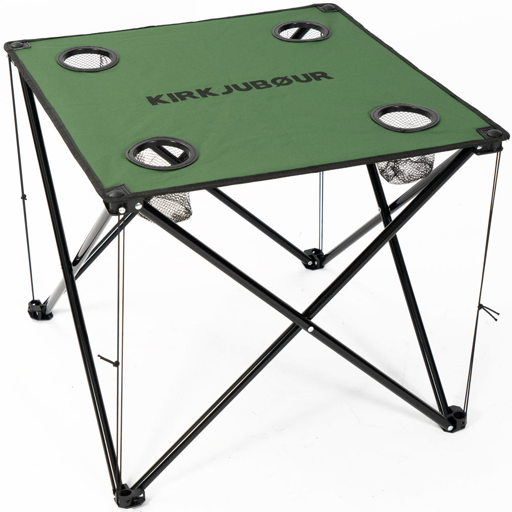 KIRKJUBØUR® "Solkatt" opvouwbare campingtafel groen