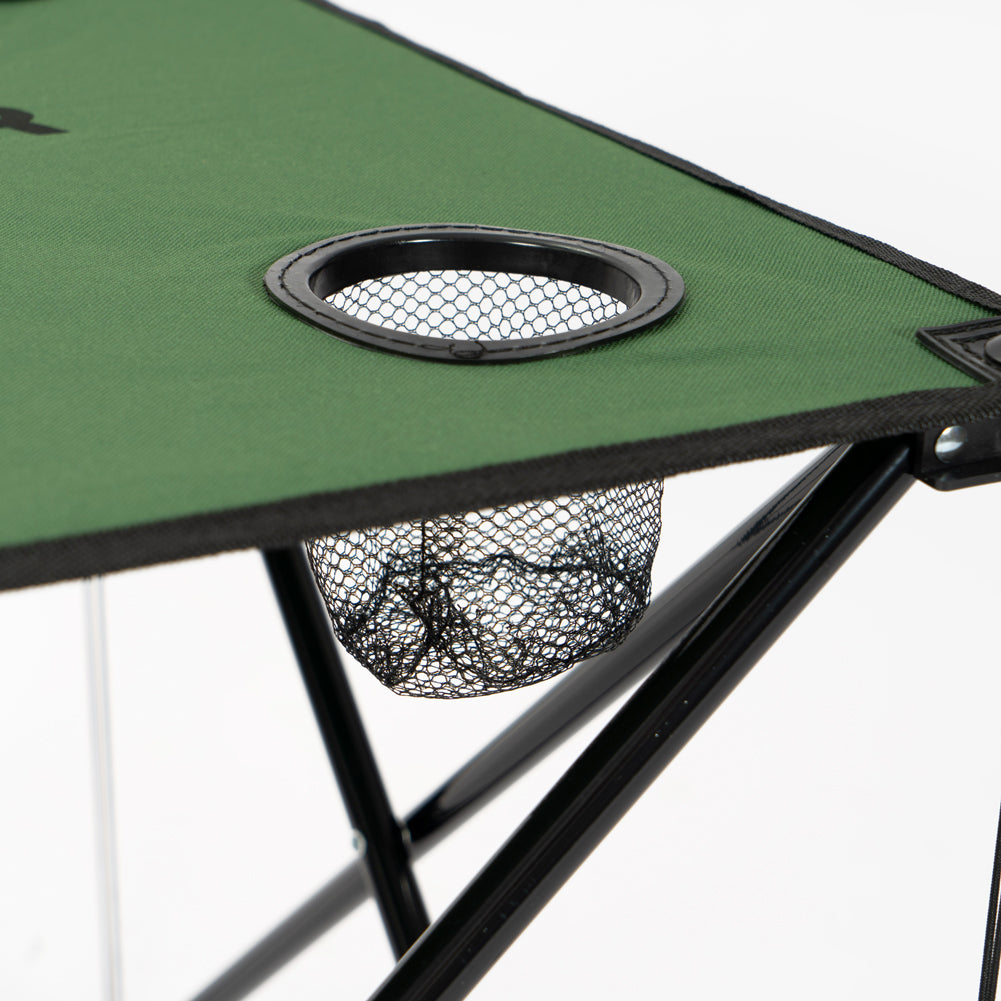 KIRKJUBØUR® "Solkatt" opvouwbare campingtafel groen