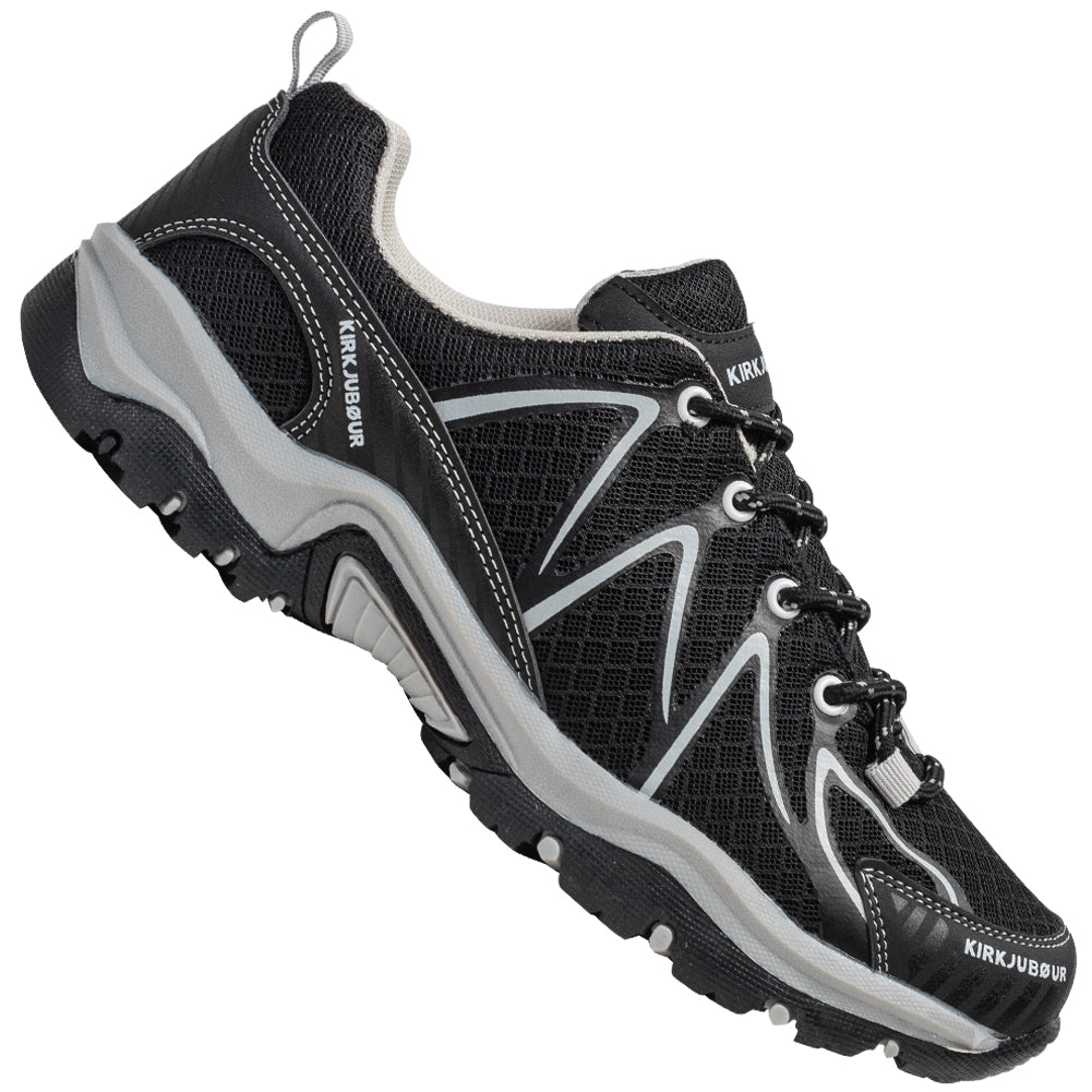 KIRKJUBØUR® "Makalu" Unisex outdoorschoenen zwart