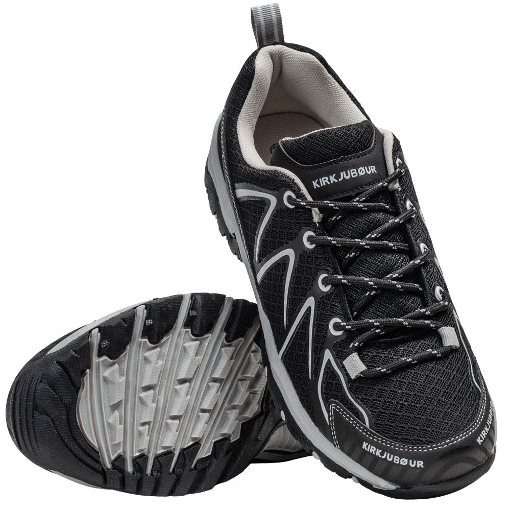 KIRKJUBØUR® "Makalu" Unisex outdoorschoenen zwart