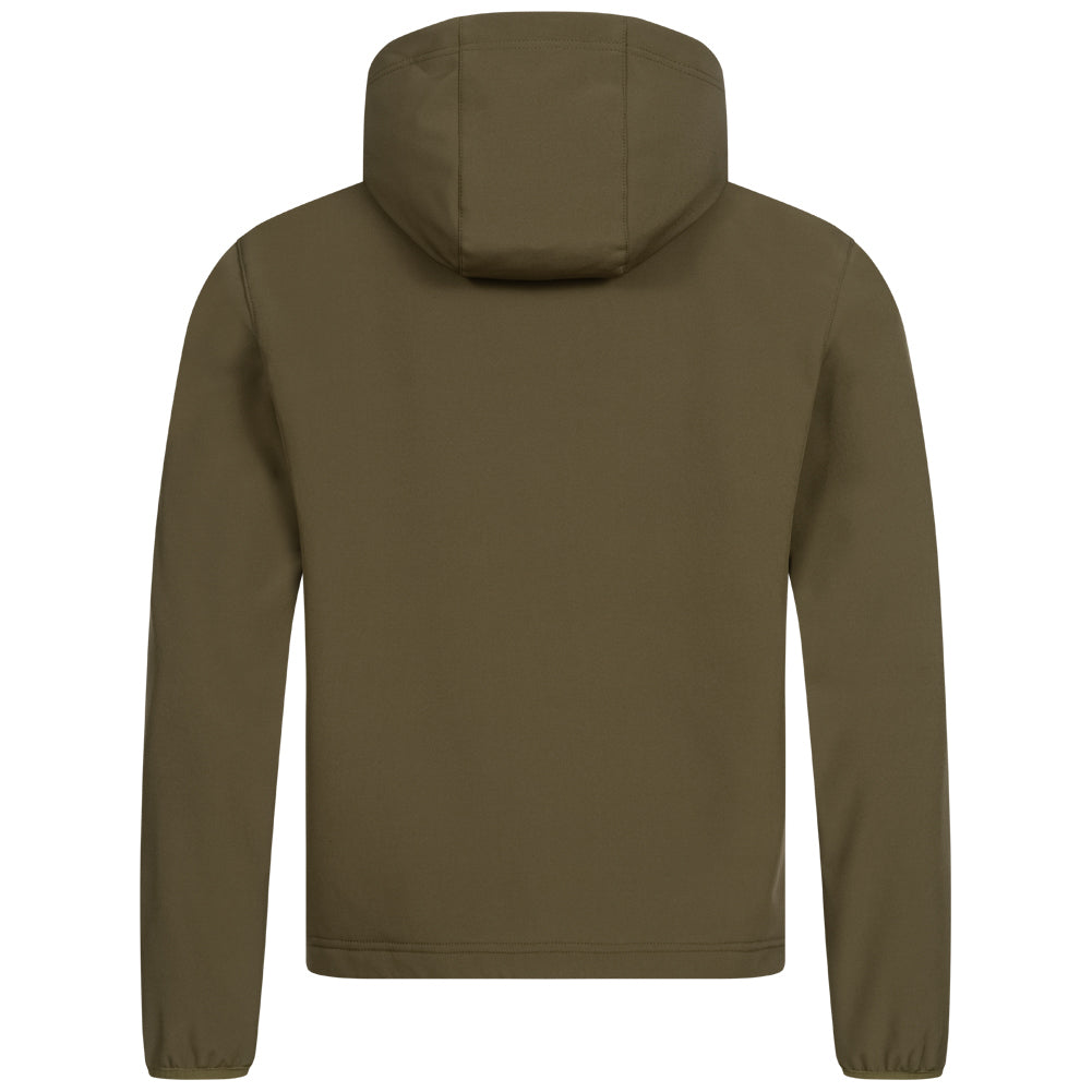 KIRKJUBØUR® "Hestur" Softshelljack voor heren 10.000 mm waterkolom kaki bruin