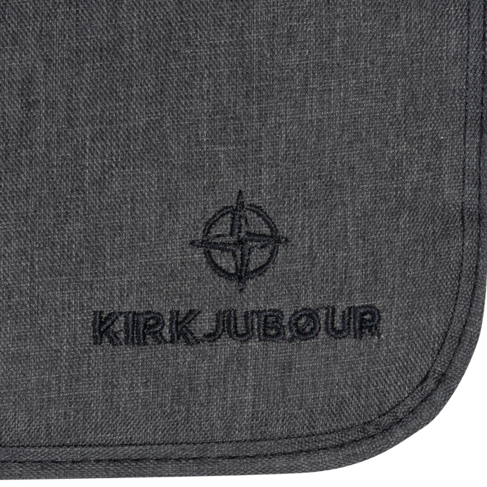 KIRKJUBØUR® "Rejser" Outdoor toilettas om op te hangen zwart