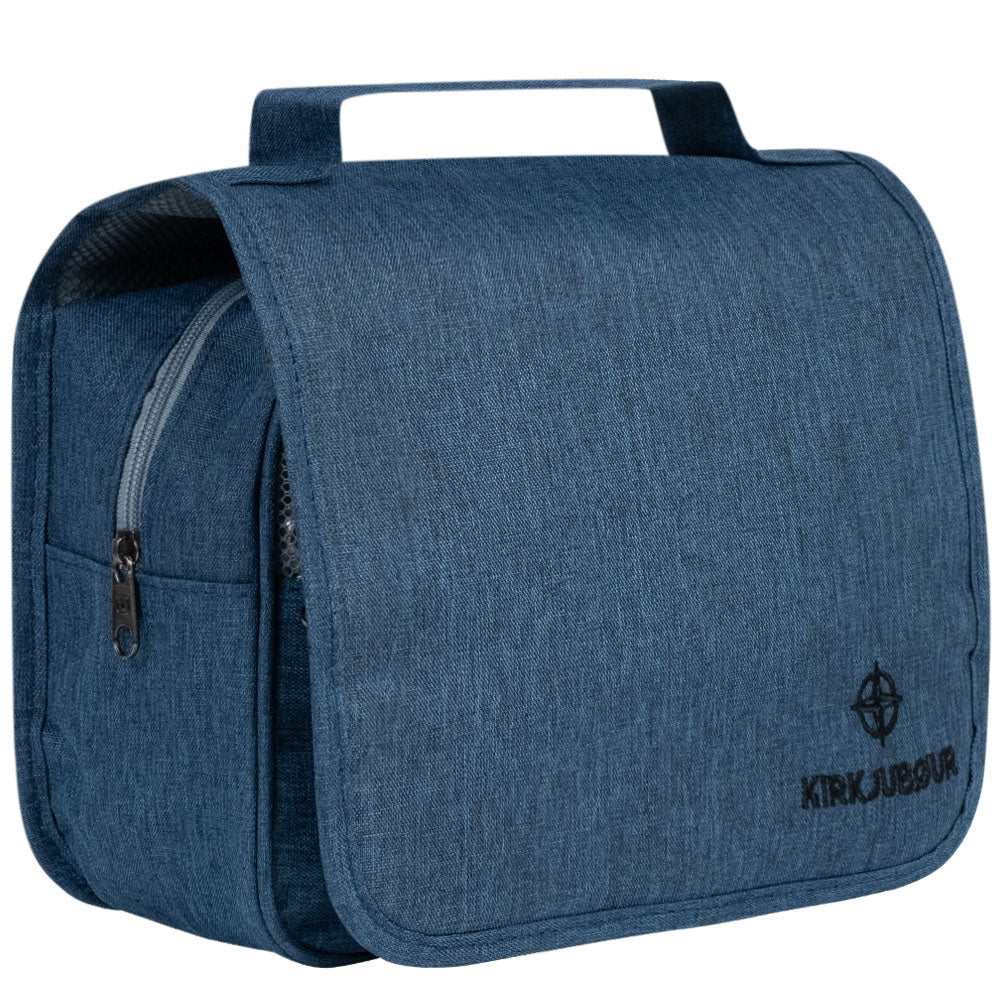 KIRKJUBØUR® "Reizen" Outdoor Toilettas om op te hangen marineblauw
