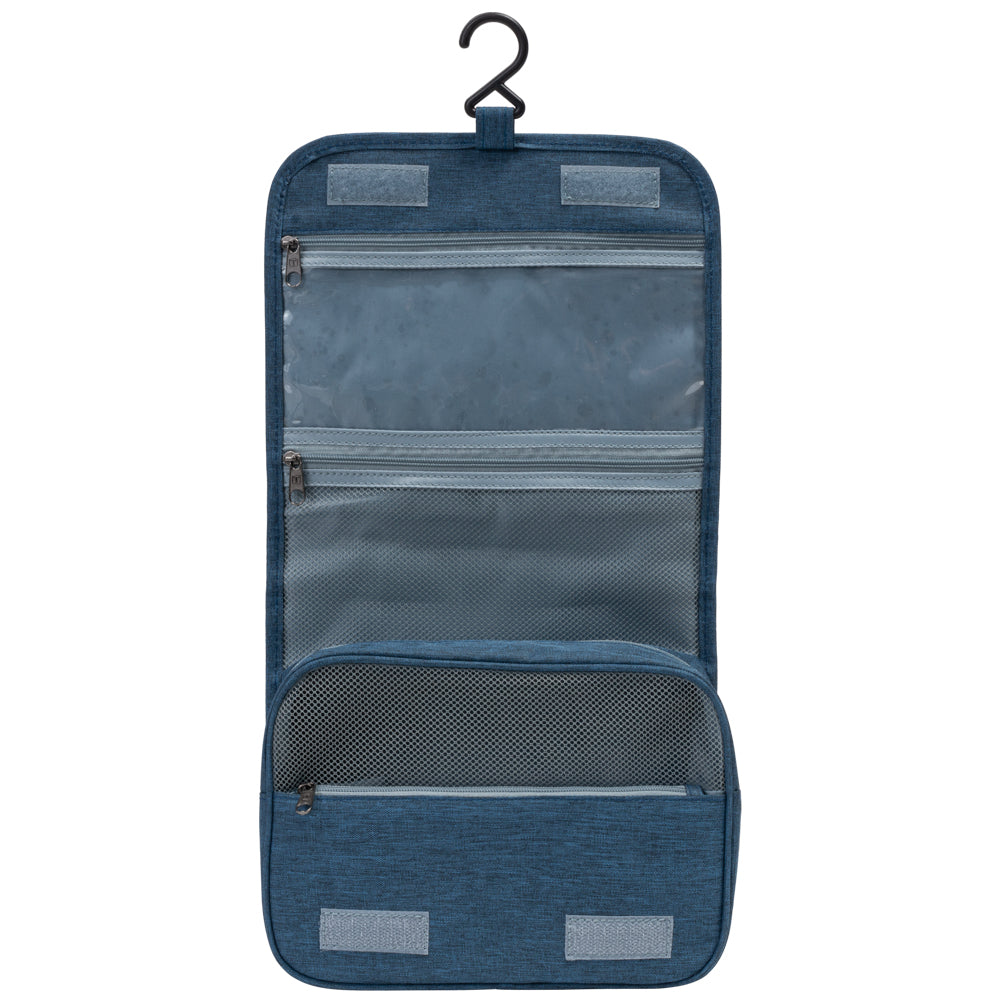 KIRKJUBØUR® "Reizen" Outdoor Toilettas om op te hangen marineblauw