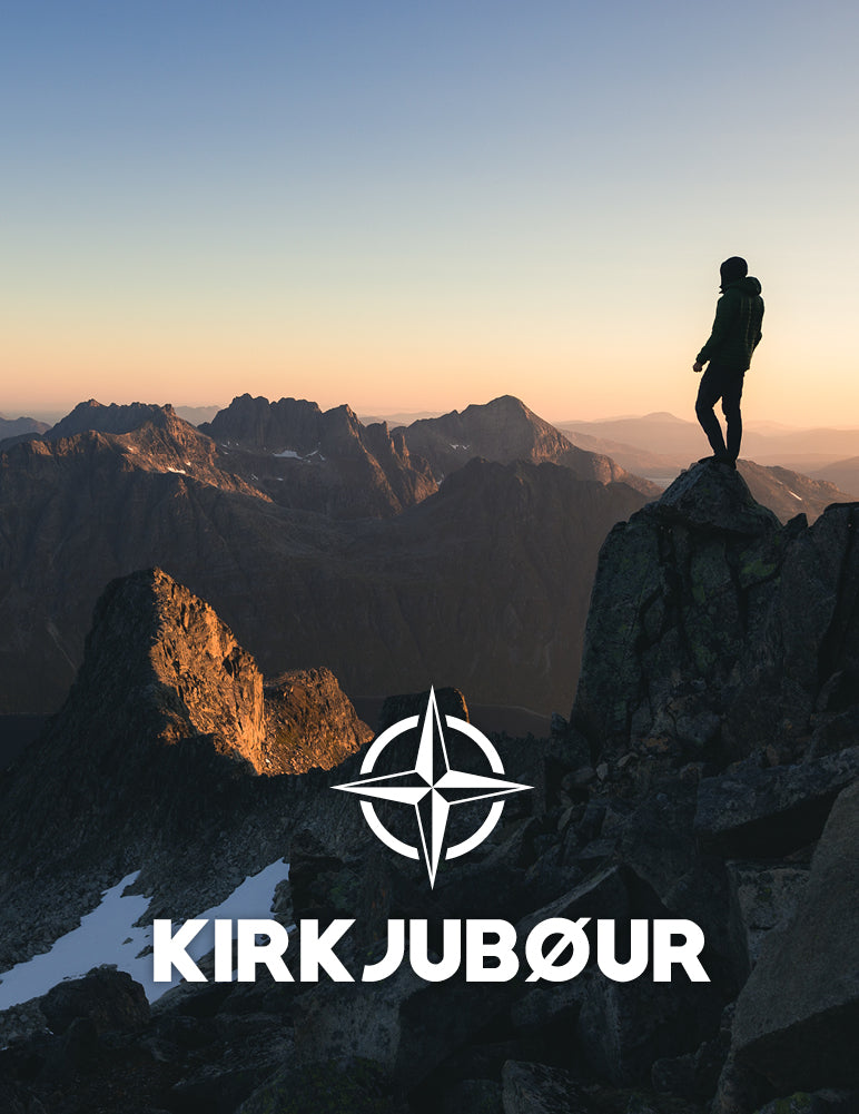 KIRKJUBÃUR Â® "Hafjall" Heren Thermisch ondergoed 2-delige set wit