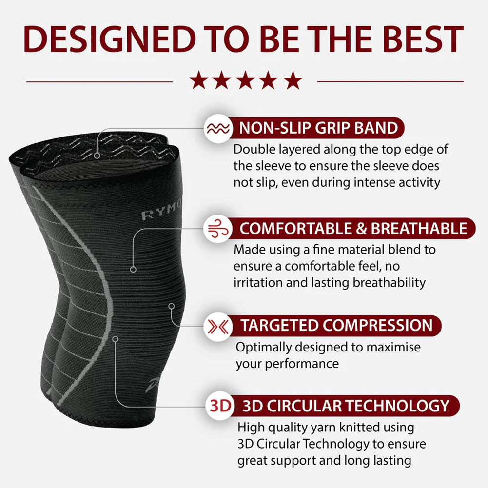 Rymora Unisex Kniebrace 2-pack KNEE2PAC