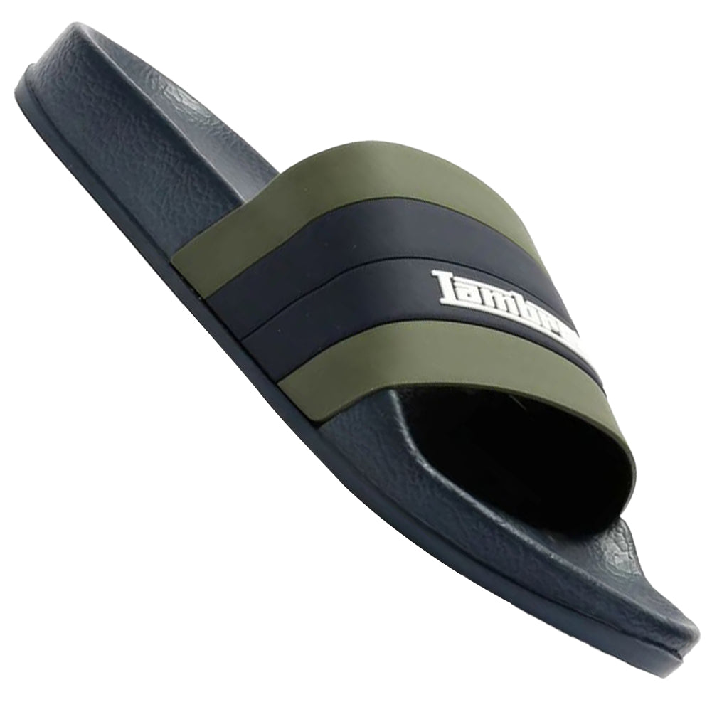 Lambretta Prince heren badslippers kaki LAM0031-P11