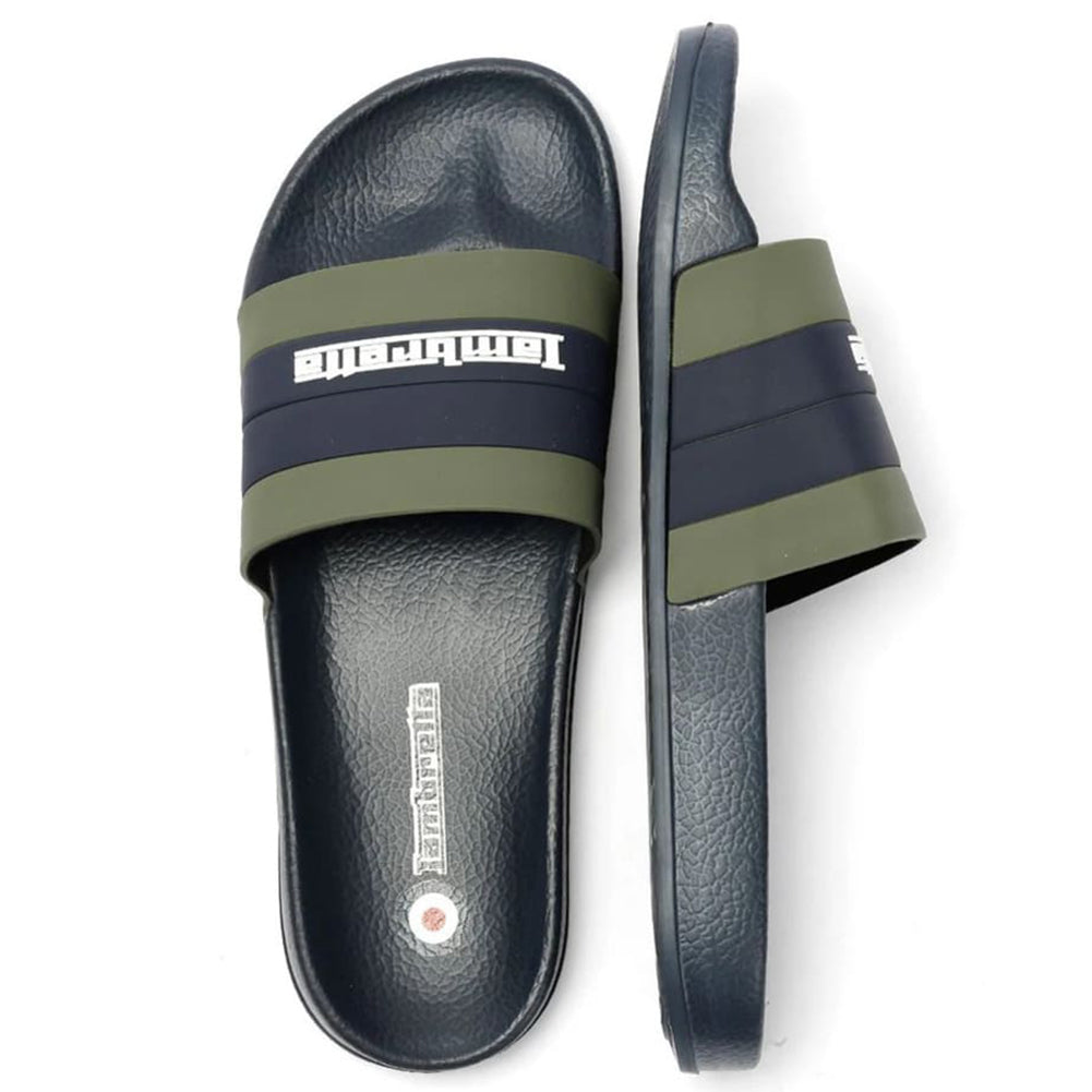Lambretta Prince heren badslippers kaki LAM0031-P11