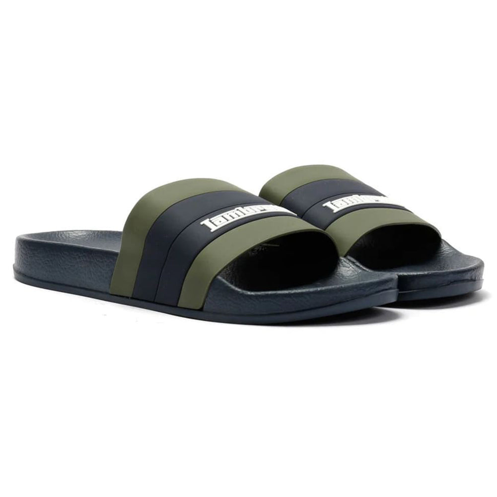 Lambretta Prince heren badslippers kaki LAM0031-P11
