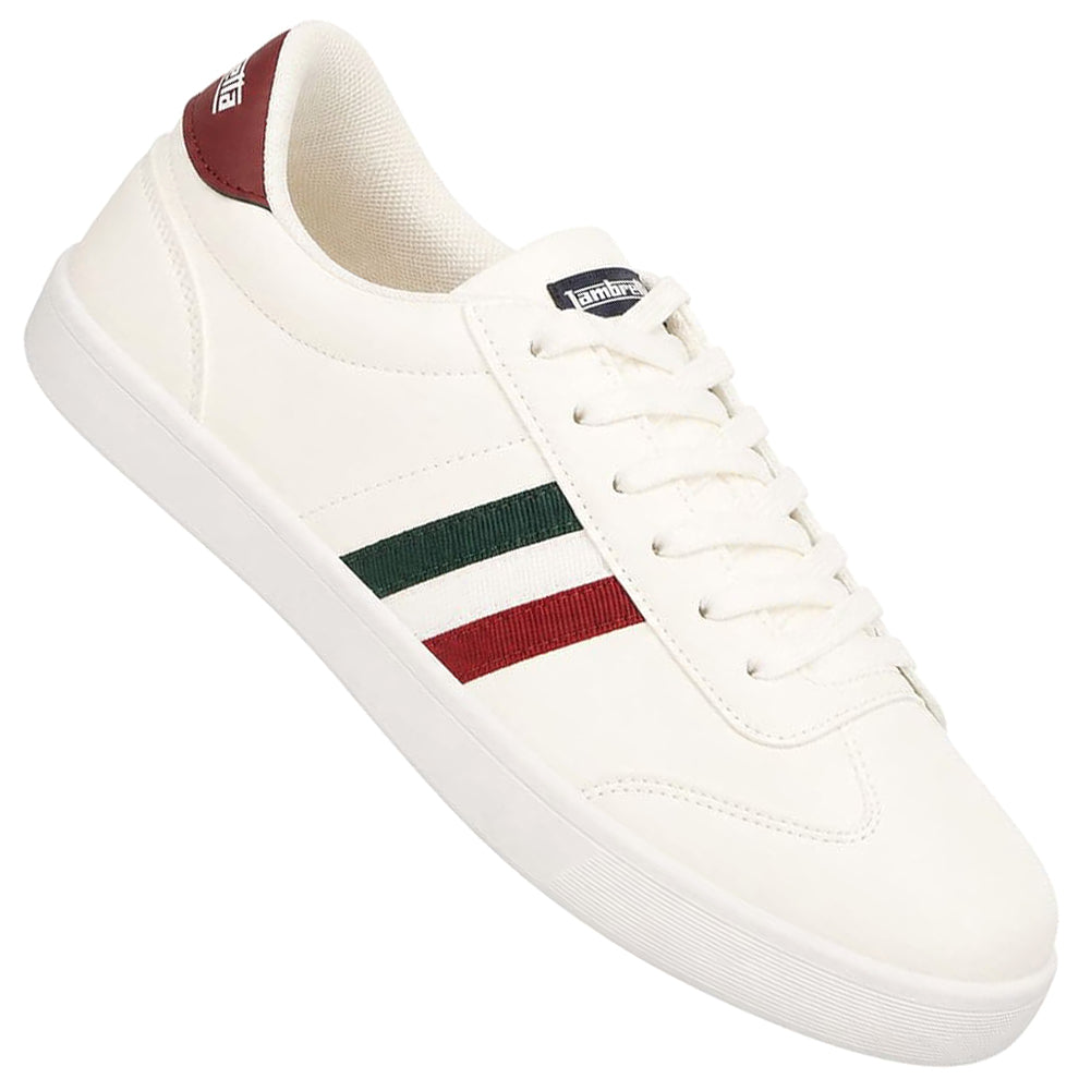 Lambretta Vulkan "Italia" herensneakers wit/Italiaans LAM0037-X34