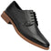Lambretta Stockton Casual Heren Leren Schoenen zwart LAM0069-L02 – 41