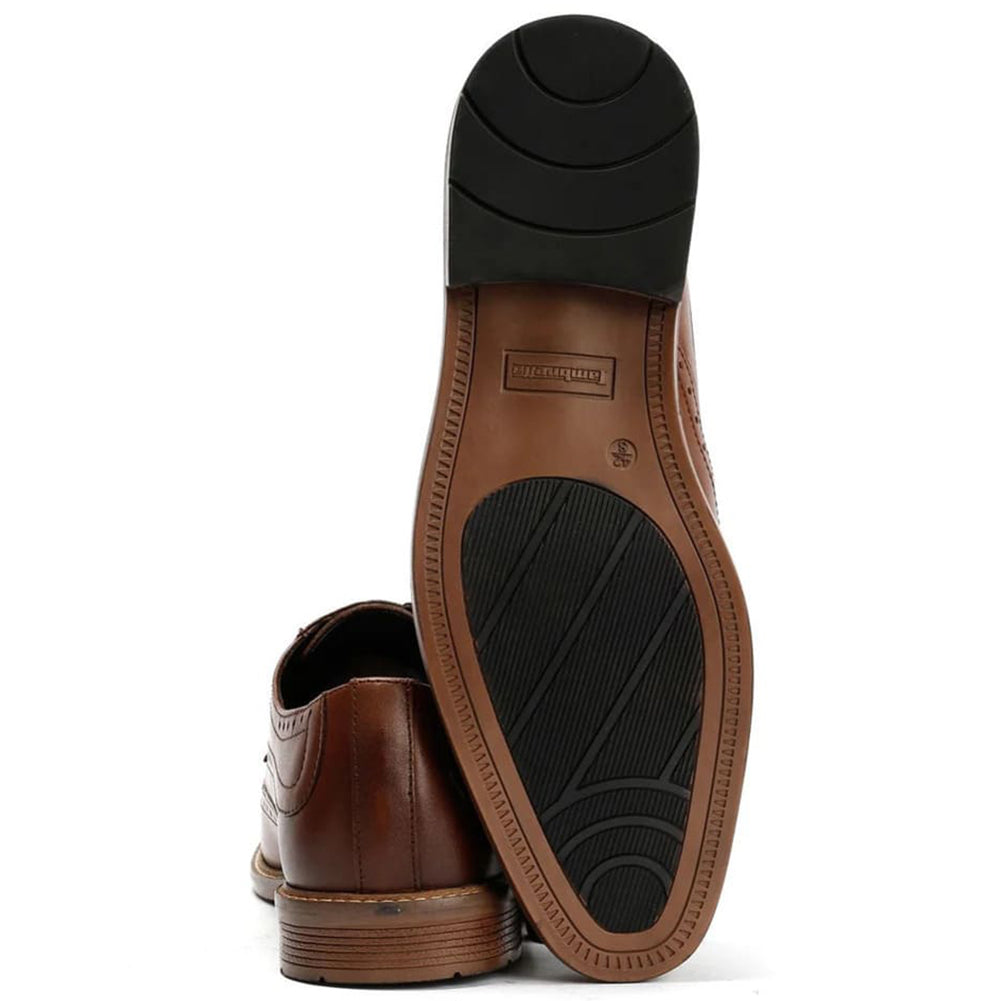 Lambretta Stockton Casual Heren Leren Schoenen tan LAM0069-L22