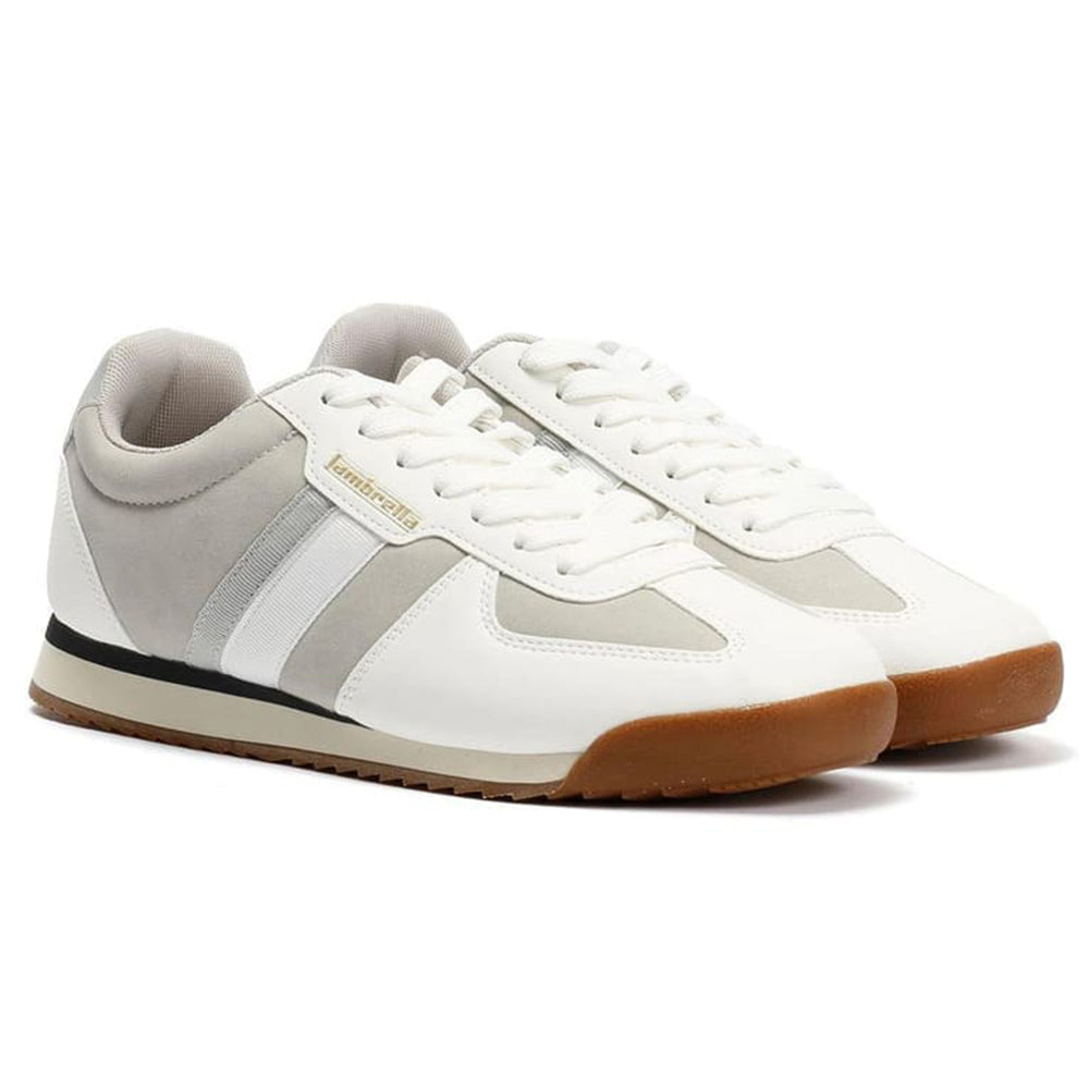 Lambretta Diego heren sneakers wit/grijs LAM0075-P52