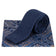 Lambretta Paisley Heren Gebreide Stropdas en Pochet LAMAW2312-NAVY – Eén maat