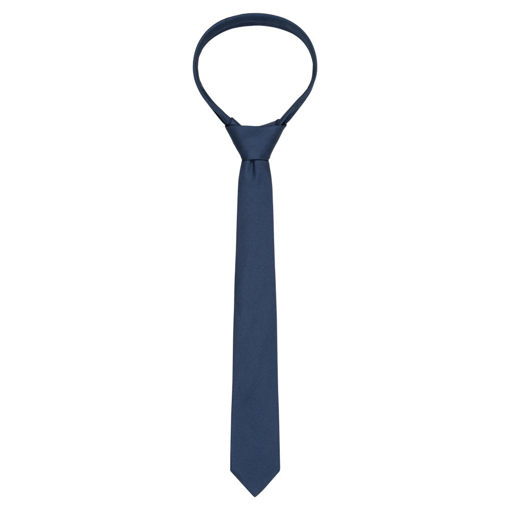 Lambretta Paisley gebreide stropdas en pochet voor heren LAMAW2313-NAVY