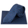 Lambretta Paisley Heren Gebreide Stropdas en Pochet LAMAW2315-NAVY – Eén maat