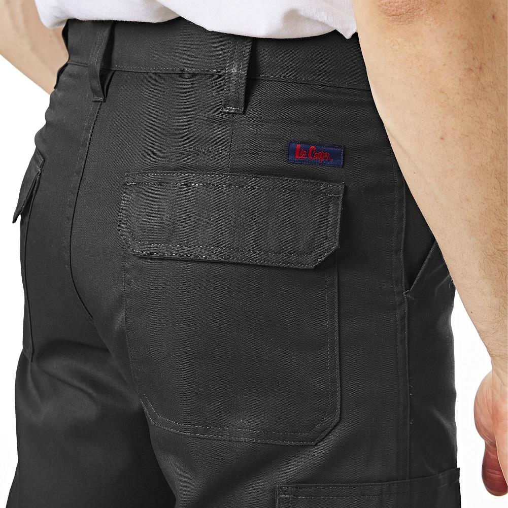 Lee Cooper Heren Cargo Werkbroek zwart LCPNT205-BLK