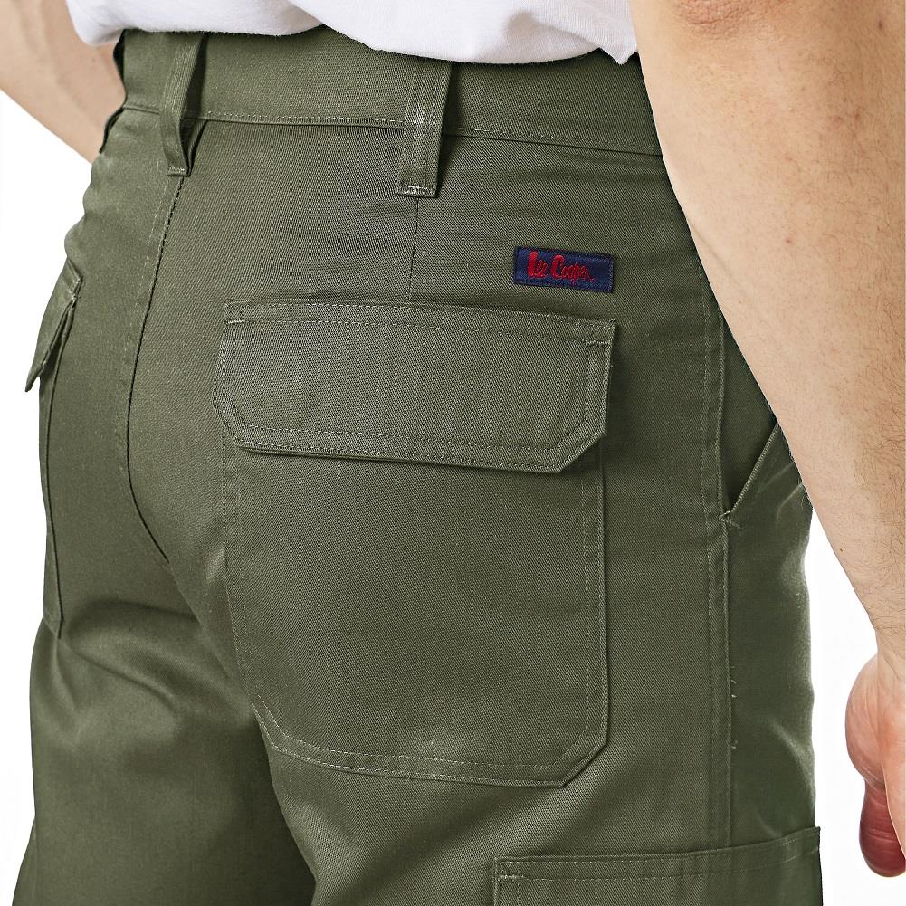 Lee Cooper Heren Cargo Werkbroek kaki LCPNT205-KHA