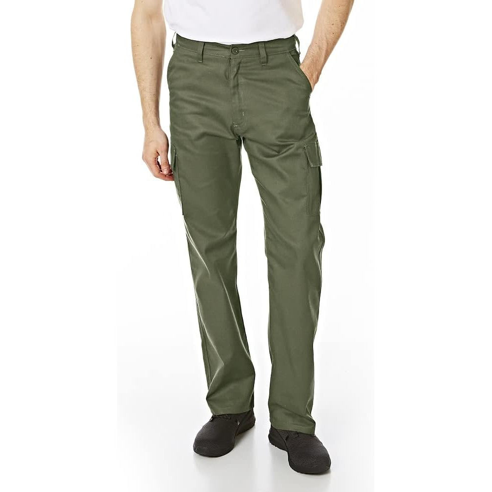 Lee Cooper Heren Cargo Werkbroek kaki LCPNT205-KHA
