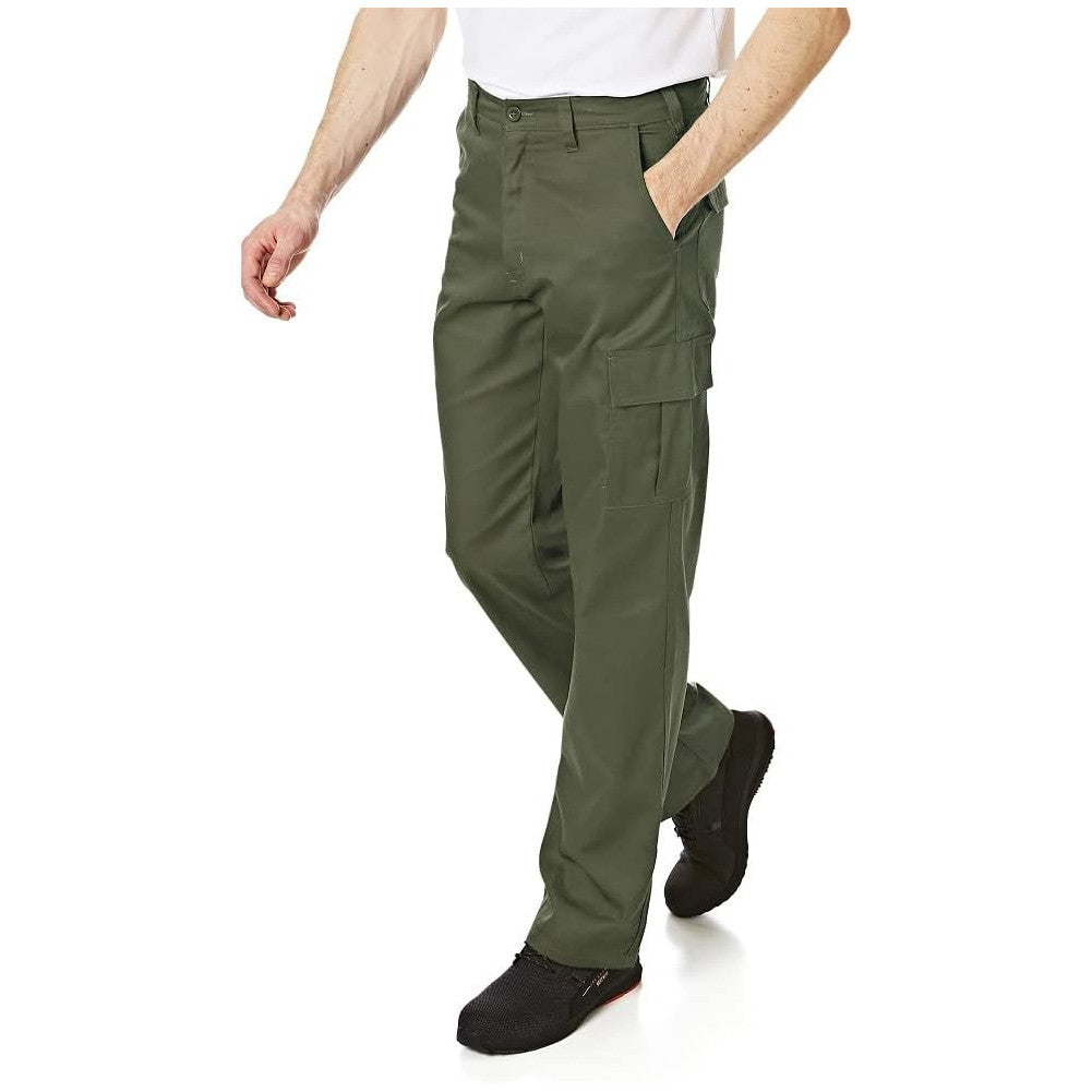 Lee Cooper Heren Cargo Werkbroek kaki LCPNT205-KHA