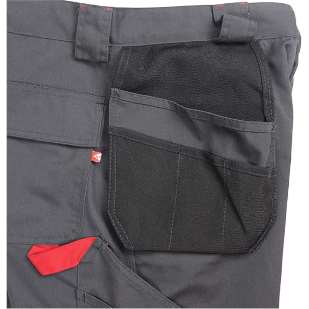 Lee Cooper Holster Pocket Workwear Heren Werkbroek grijs-zwart LCPNT216-GRY-BLK