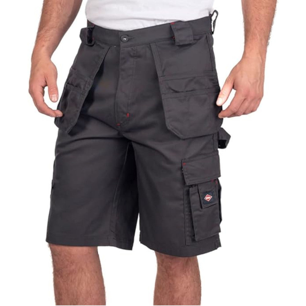 Lee Cooper Holster Pocket Workwear Heren Arbeidsshort grijs LCSHO810-GRY