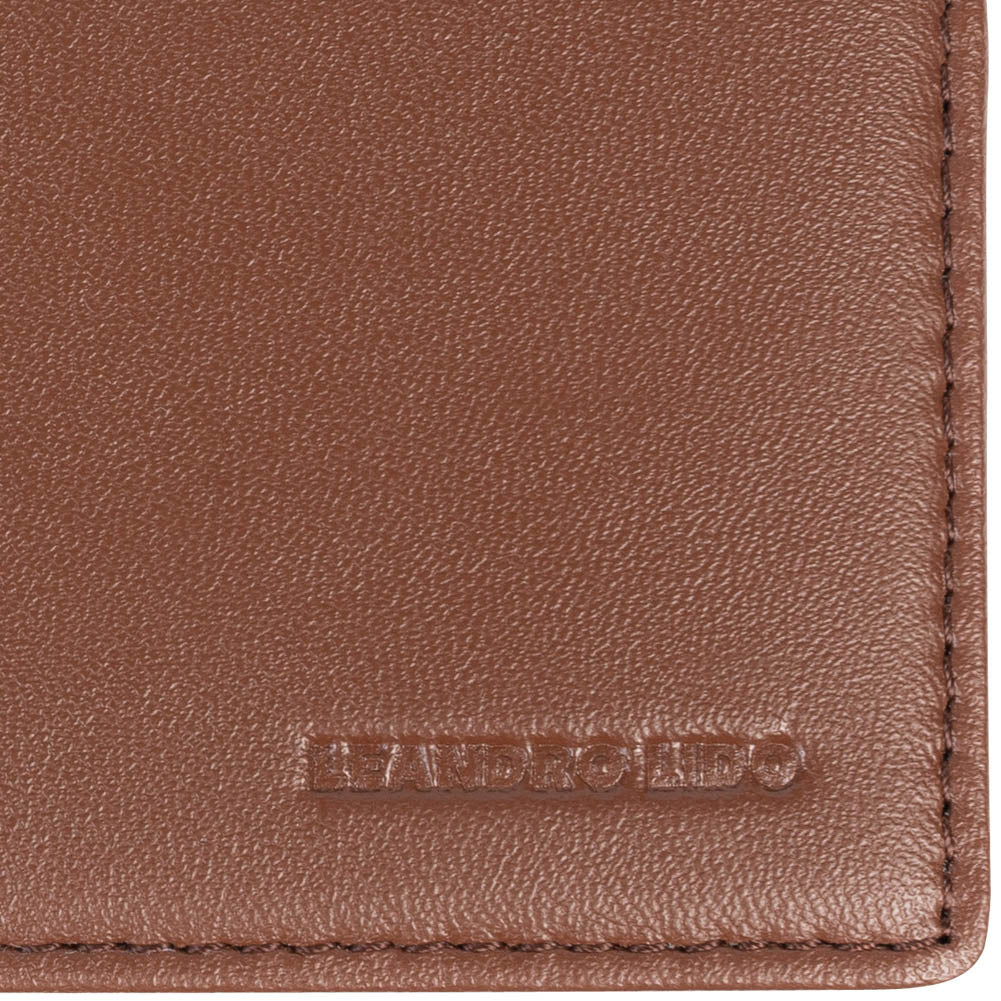 LEANDRO LIDO Classic Portemonnee bruin