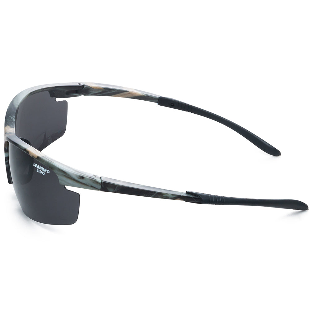 LEANDRO LIDO Power Sport zonnebril camo/zwart