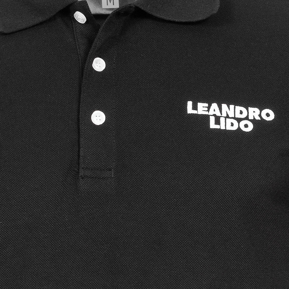 LEANDRO LIDO "Sorrent" Poloshirt voor heren zwart