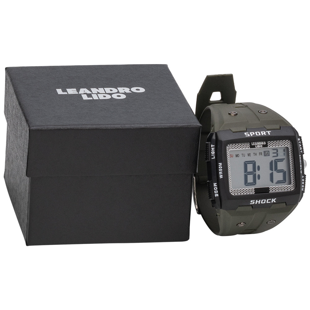 LEANDRO LIDO "Sterpeto" Unisex Sporthorloge groen