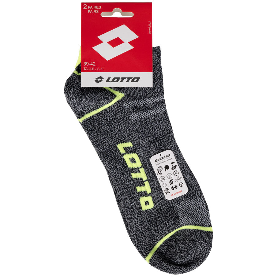 Lotto Performance Sport Unisex Sokken 2 Paar LOTTO005B-VGT-HI PP